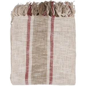 Clayre & Eef KT060.140 Plaid a righe Beige Brown...