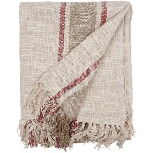 Clayre & Eef KT060.140 Plaid a righe Beige Brown...