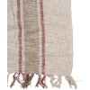 Clayre & Eef KT060.140 Plaid a righe Beige Brown 125x150cm