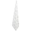 Clayre & Eef LGC42 Asciugamano da cucina con motivo Paisley Bianco/Grigio 50x70cm