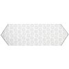 Clayre&Eef LGC65 Runner da tavola motivo animali 50x160 bianco-grigio