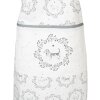 Clayre & Eef LGD41 Grembiule da cucina con stampa cane Bianco Grigio 70x85cm