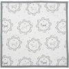 Tovaglioli di stoffa Clayre & Eef LGD43 motivo bianco/grigio 40x40cm set da 6