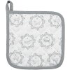 Clayre & Eef LGD45 Canovaccio motivo cane bianco/grigio 20x20cm