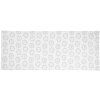 Clayre & Eef LGD64 Runner da tavola motivo cane 50x140cm Bianco Grigio