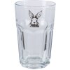 Clayre & Eef RAEGL0004 Bicchiere lepre trasparente 300ml 7x12cm