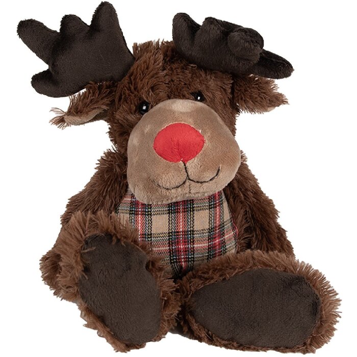 Clayre & Eef TW0587 Peluche renna 35 cm marrone