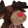 Clayre & Eef TW0587 Peluche renna 35 cm marrone