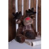 Clayre & Eef TW0587 Peluche renna 35 cm marrone