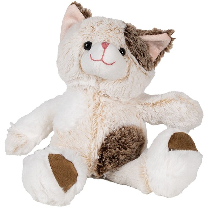 Clayre & Eef TW0588 Peluche gatto beige 17x13x30cm