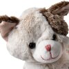 Clayre & Eef TW0588 Peluche gatto beige 17x13x30cm