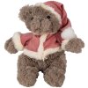 Clayre & Eef TW0589 Orsetto di peluche natalizio 30 cm marrone