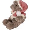 Clayre & Eef TW0589 Orsetto di peluche natalizio 30 cm marrone