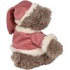 Clayre & Eef TW0589 Orsetto di peluche natalizio 30 cm marrone