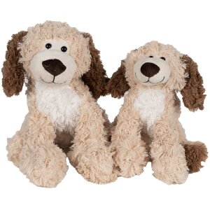 Clayre & Eef TW0590S Peluche per cani Beige Marrone 18cm