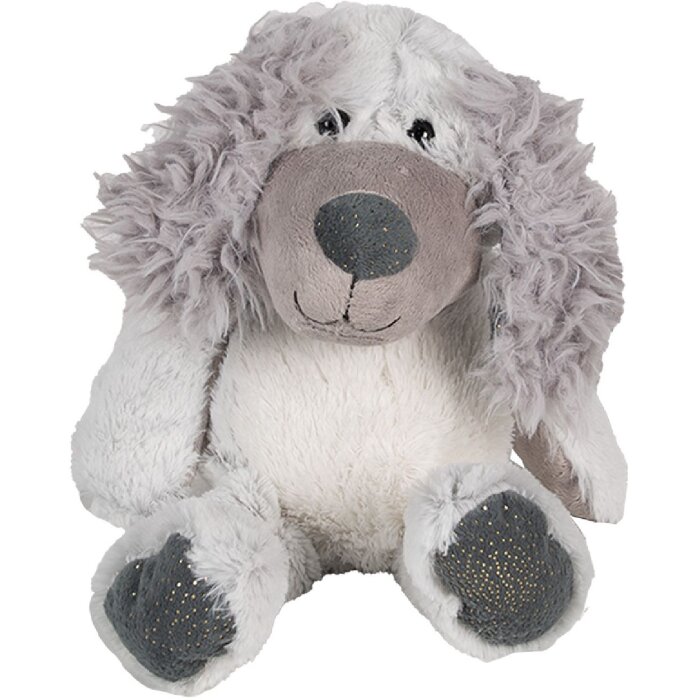 Clayre & Eef TW0592 Peluche per cani 18x22x32 cm Grigio