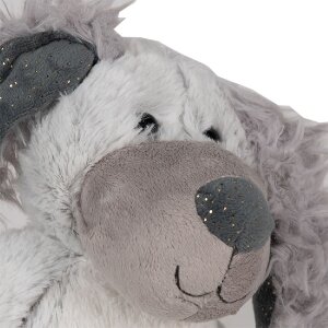Clayre & Eef TW0592 Peluche per cani 18x22x32 cm Grigio