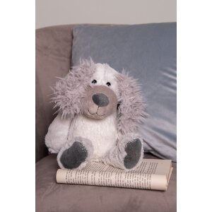 Clayre & Eef TW0592 Peluche per cani 18x22x32 cm Grigio