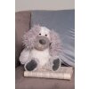 Clayre & Eef TW0592 Peluche per cani 18x22x32 cm Grigio