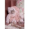 Clayre & Eef TW0593 Orso di peluche 20x18x22 Rosa peluche