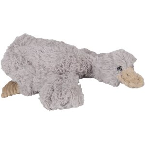Clayre & Eef TW0594 Anatra giocattolo 39x15x10cm peluche grigio