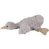 Clayre & Eef TW0594 Anatra giocattolo 39x15x10cm peluche grigio