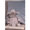 Clayre & Eef TW0595CH Peluche pecora grigio 10x15x19cm