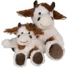 Clayre & Eef TW0597M Peluche mucca bianco marrone 24cm