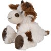 Clayre & Eef TW0597S Mucca di peluche bianco/marrone 18 cm