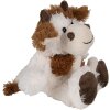 Clayre & Eef TW0597S Mucca di peluche bianco/marrone 18 cm