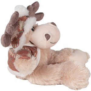 Clayre & Eef TW0599 Peluche renna marrone 22 cm