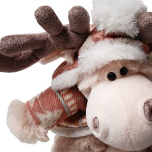 Clayre & Eef TW0599 Peluche renna marrone 22 cm