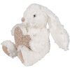 Clayre & Eef TW0600 Coniglio di Peluche Beige Cuore 11x14x14cm