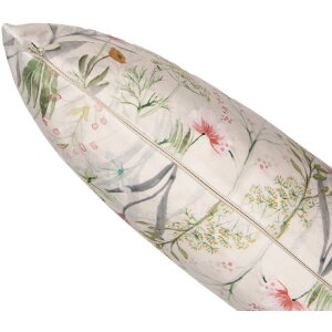Clayre & Eef WFF22 Copricuscino Flora & Fauna 45x45 Beige Verde