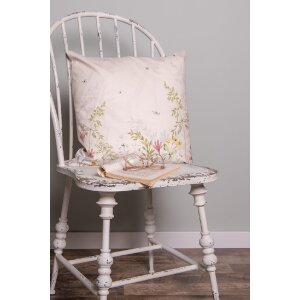 Clayre & Eef WFF22 Copricuscino Flora & Fauna 45x45 Beige Verde