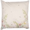 Clayre & Eef WFF22 Copricuscino Flora & Fauna 45x45 Beige Verde