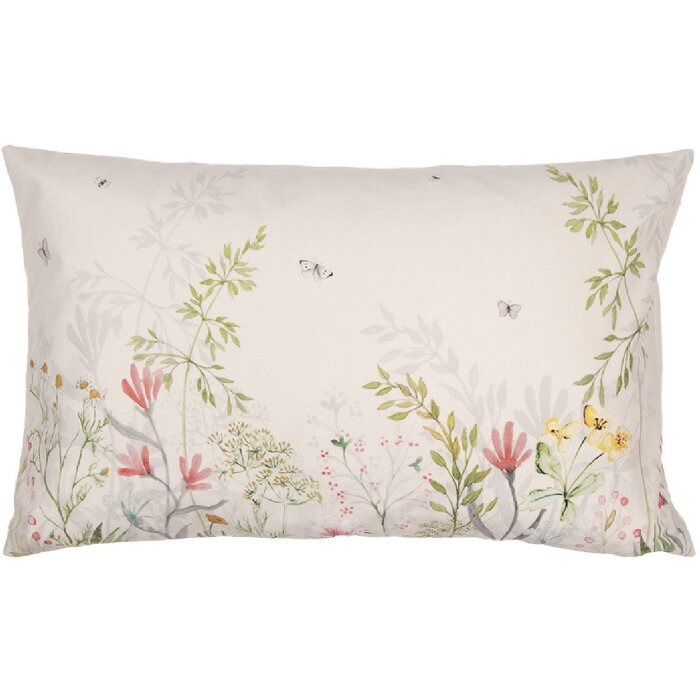 Clayre & Eef WFF36 Copricuscino Botanic Beige Green 30x50cm