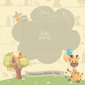 ZEP Album fotografico per bambini RITA rosa 25x25 cm 40 pagine Italiano