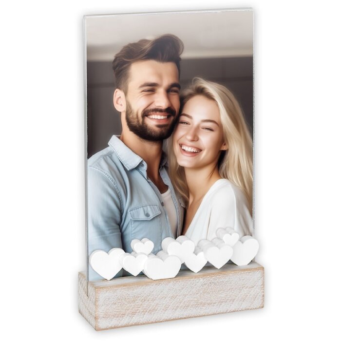 ZEP Cornice in acrilico Serena formato ritratto 10x15 cm legno
