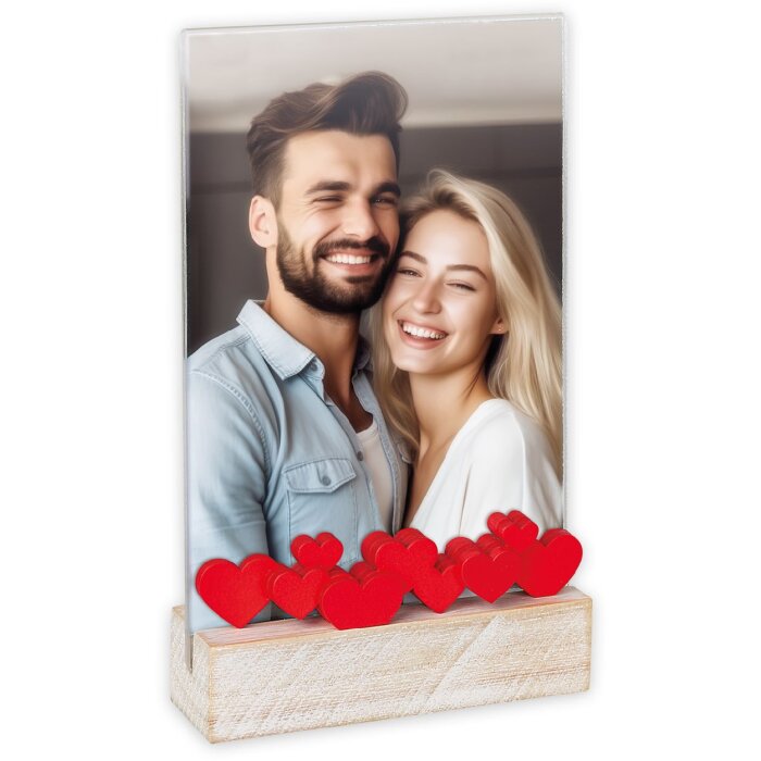 ZEP Cornice acrilica Gemma formato ritratto 10x15 cm legno