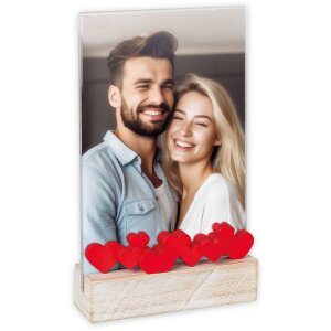 ZEP Cornice acrilica Gemma formato ritratto 10x15 cm legno