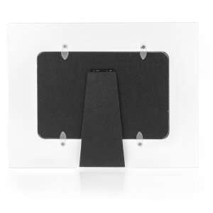 ZEP Portafoto in legno Amalia Orizzontale 10x15 cm Bianco con cuori rossi