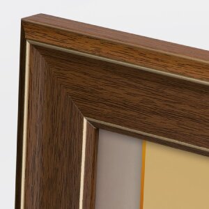 Cornice ZEP Venezia 13x18 cm marrone bordo oro