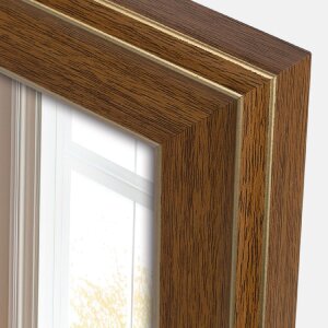 Cornice ZEP Venezia 13x18 cm marrone bordo oro