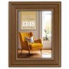 Cornice ZEP Venezia 13x18 cm marrone bordo oro