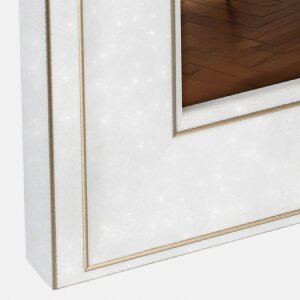 Cornice ZEP Venezia 10x15 cm bordo oro bianco