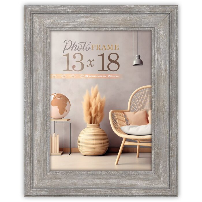 ZEP PS cornice per foto Palermo grigio 10x15 cm