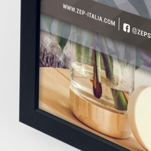 ZEP cornice in alluminio John 30x40 cm nero