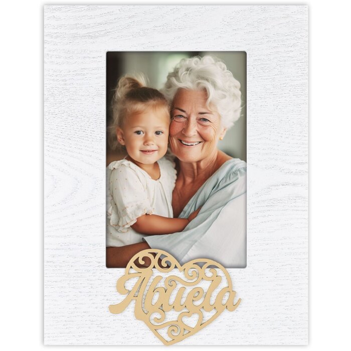 Cornice per ritratto in legno ZEP Aida "Abuela" 10x15 cm Spagnolo