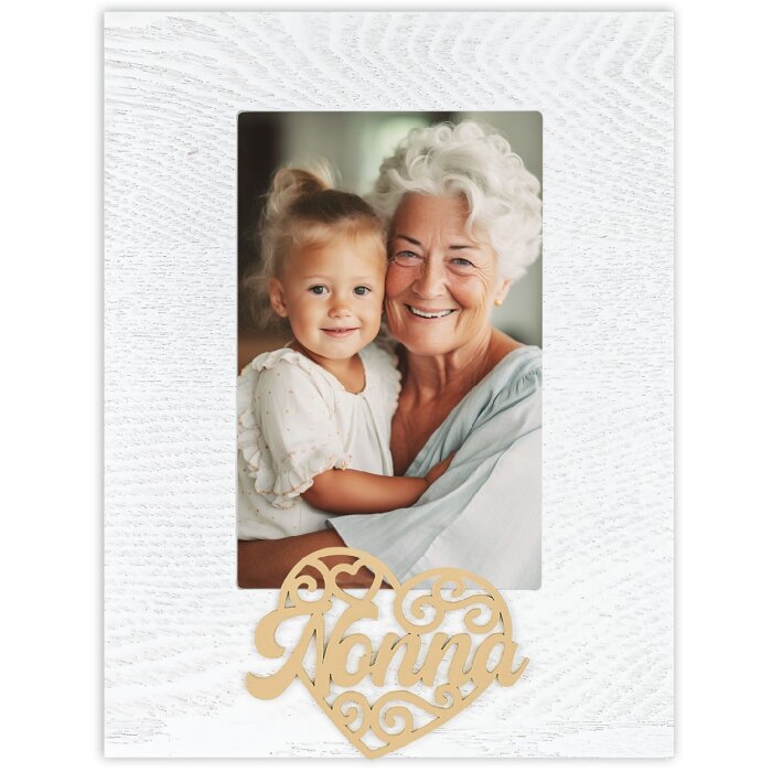 ZEP cornice per ritratto in legno Aida "Nonna" 10x15 cm italiano